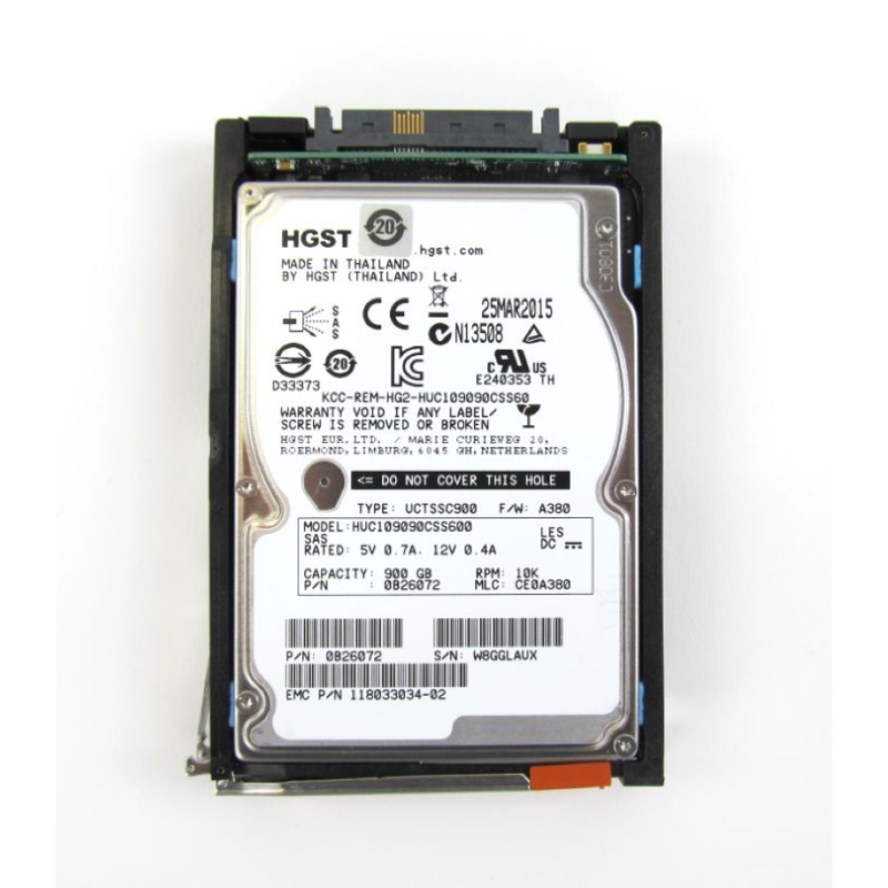 005050349 EMC 900Gb 10K SAS Hard Drive